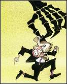 Death and Destruction in Iraq collars Blair