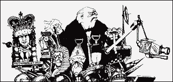 The role of the state: cartoon by Alan Hardman