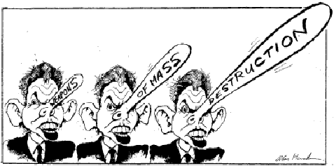 Pinoccio Blair and Weapons of Mass Destruction