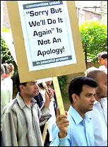 Demanding an apology from the Metropolitan police
