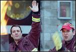 Firefighters on the picket line