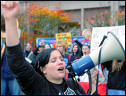 USA: anti-war protests: Successful student walkouts across country