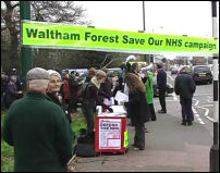 Waltham Forest Save our NHS campaign