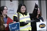 Civil servants on strike