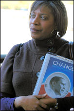 US president Barack Obama supporter, photo Paul Mattsson