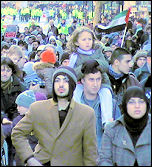 Stop the Slaughter in Gaza demonstration, photo Socialist Party