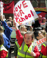 Do not close our schools: Medway schools protest, photo Jacqui Berry Do not close our schools: Medway schools protest, photo Jacqui Berry