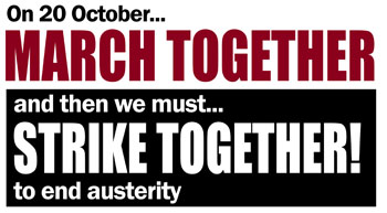March together - strike together March together - strike together