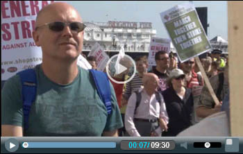 NSSN lobby of the TUC congress 2012