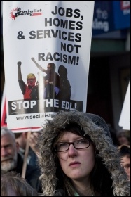 Demo against the EDL, Waltham Forest, 27.10.12, photo by Paul Mattsson