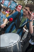 Students on the NUS national demonstration 12 November against the government attacks on university education, photo Paul Mattsson Students on the NUS national demonstration 12 November against the government attacks on university education, photo Paul Mattsson