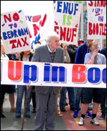 On the march in Bootle against the Bedroom Tax, photo by  Socialist Party