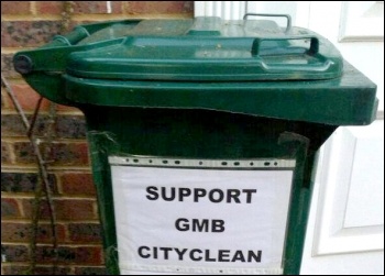 Widespread support shown for Brighton bin workers on strike for seven days , photo by Support Brighton Council workers facebook page Widespread support shown for Brighton bin workers on strike for seven days , photo by Support Brighton Council workers facebook page