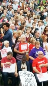 Jeremy Corbyn rally in Grantham, September 2016