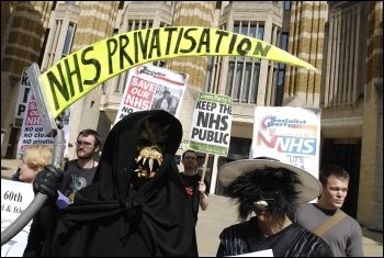 NHS demonstration, photo Paul Mattsson NHS demonstration, photo Paul Mattsson