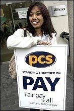 PCS workers strike , photo Paul Mattsson PCS workers strike , photo Paul Mattsson