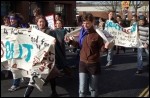 Sussex university students demonstrate, photo Socialist Students