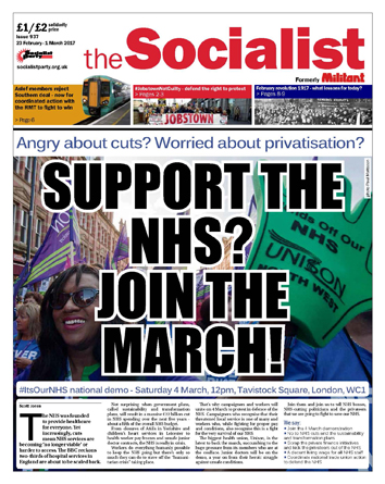 The Socialist issue 937 The Socialist issue 937