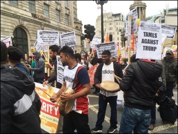 Anti-racism demo 18.3.17, photo by Paula Mitchell