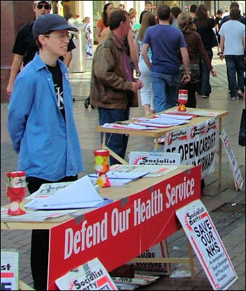 Wales Socialist Party campaigning Wales Socialist Party campaigning