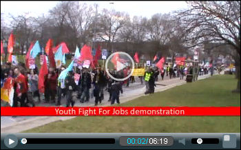 Barking Youth Fight For Jobs demo part two