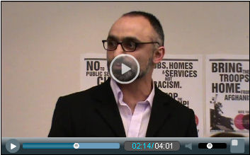 Onay Kasab, TUSC candidate for Greenwich and Woolwich Onay Kasab, TUSC candidate for Greenwich and Woolwich