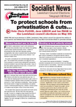 Lewisham Socialist Party Education newsletter Lewisham Socialist Party Education newsletter