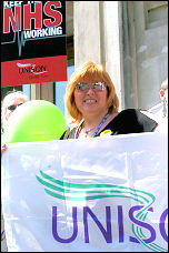 Unison - RCN lobby of parliament in 2006, photo Paul Mattsson