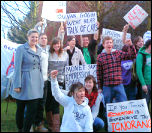 Portsmouth Socialist Students protesting against cuts, photo Portsmouth Socialist Students Portsmouth Socialist Students protesting against cuts, photo Portsmouth Socialist Students