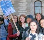 University, college and school students protest in central London against higher tuition fees and education cuts , photo Suzanne Beishon University, college and school students protest in central London against higher tuition fees and education cuts , photo Suzanne Beishon