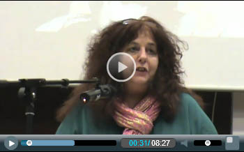 PCS president and Socialist Party Scotland member Janice Godrich speaking at Socialism 2010