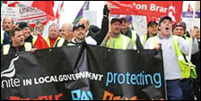 Demonstration in Southampton by Unite and Unison against Tory attacks on terms and conditions and cuts in public services, photo by David Smith Demonstration in Southampton by Unite and Unison against Tory attacks on terms and conditions and cuts in public services, photo by David Smith