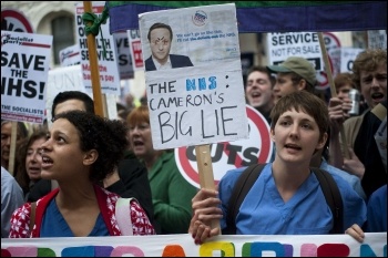March to save the NHS, 17 May 2011, photo Paul Mattsson