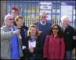 UCU lecturers on a three day strike to stop redundancies at Sheffield College , photo A Tice UCU lecturers on a three day strike to stop redundancies at Sheffield College , photo A Tice