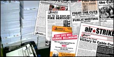 Leaflets and petitions Leaflets and petitions