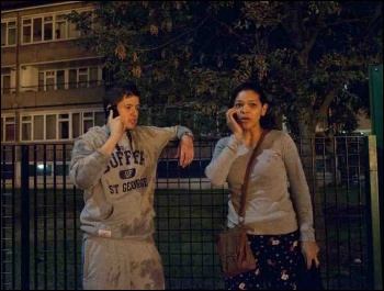 Shocked at the events in Tottenham, August 2011, photo Paul Mattsson