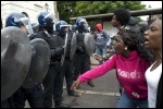 Riot police in Hackney, photo Paul Mattsson Riot police in Hackney, photo Paul Mattsson