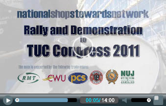 NSSN lobby of TUC 2011: Open the floodgates of mass action NSSN lobby of TUC 2011: Open the floodgates of mass action