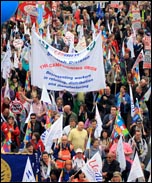 26 March TUC demonstration, photo by Senan
