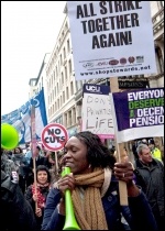 30 November public sector strike (N30) , photo Paul Mattsson