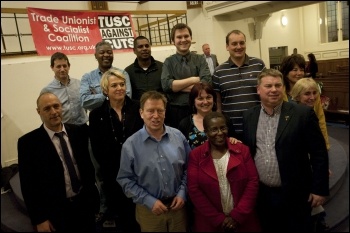 Some of the candidates on the TUSC list for the May 2012 London Assembly elections, photo Socialist Party Some of the candidates on the TUSC list for the May 2012 London Assembly elections, photo Socialist Party