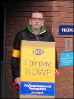 DWP members strike on 17 - 18 march 2008