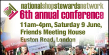 Come to National Shop Stewards Network conference 2012 Come to National Shop Stewards Network conference 2012