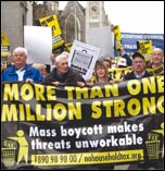 Mass boycott of the household tax in Ireland, photo by Socialist Party Ireland
