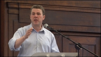 Mark Serwotka at NSSN conference, photo by Socialist Party Mark Serwotka at NSSN conference, photo by Socialist Party