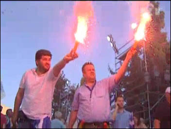 Greece: protests during general election 18 June 2012, photo by RT free video Greece: protests during general election 18 June 2012, photo by RT free video