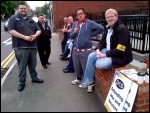 Jobcentre call centre workers picketing in Lincoln, 13.8.12, photo Nick Parker Jobcentre call centre workers picketing in Lincoln, 13.8.12, photo Nick Parker