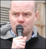 Steve Hedley, RMT assistant general secretary , photo Suzanne Beishon Steve Hedley, RMT assistant general secretary , photo Suzanne Beishon