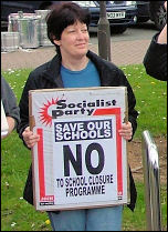 Cardiff school demo in 2006, photo Socialist Party Wales