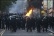 Riots: rioters and police in Hackney during August 2011 disturbances